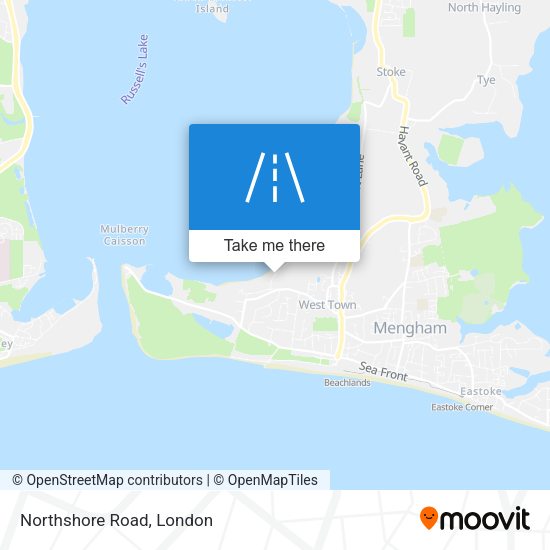 Northshore Road map