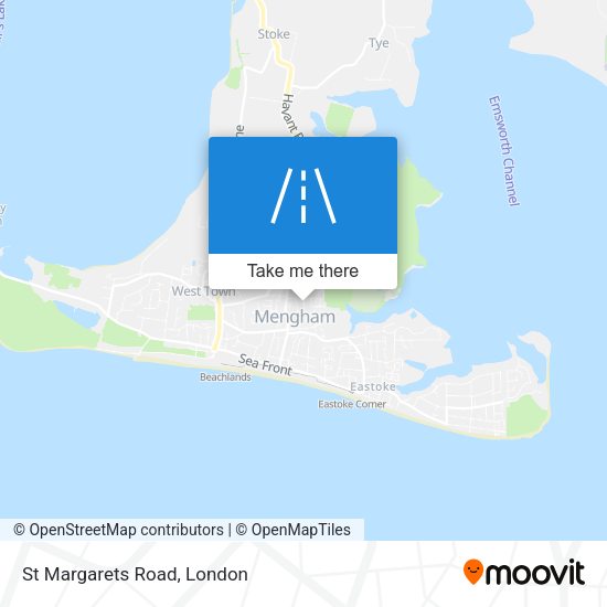 St Margarets Road map
