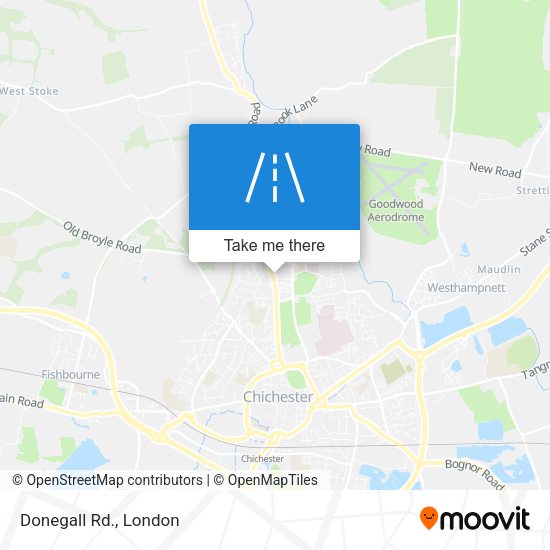 Donegall Rd. map
