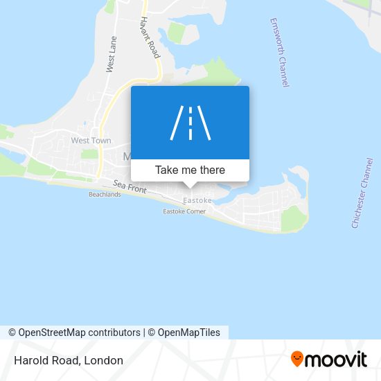 Harold Road map
