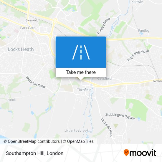 Southampton Hill map