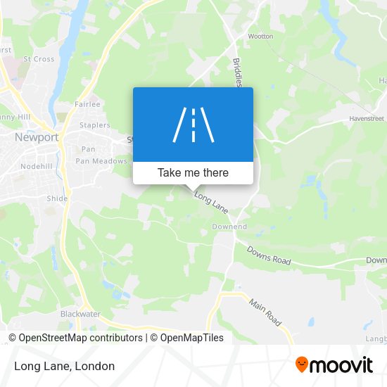 Long Lane map