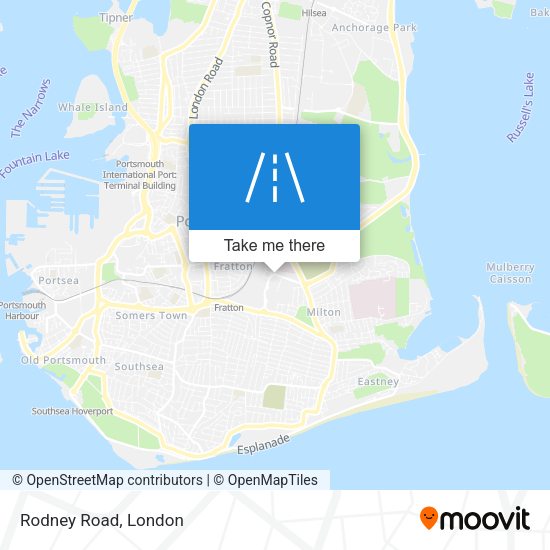 Rodney Road map