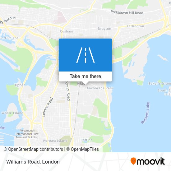 Williams Road map