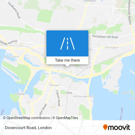 Dovercourt Road map