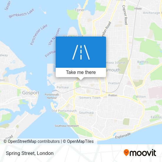 Spring Street map