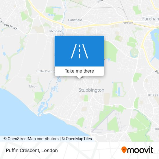 Puffin Crescent map