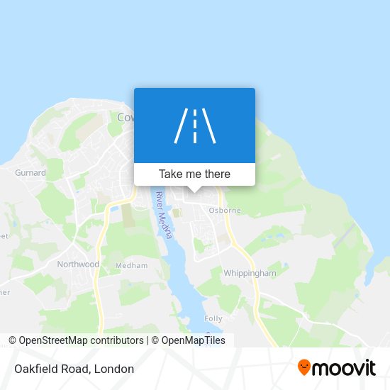 Oakfield Road map