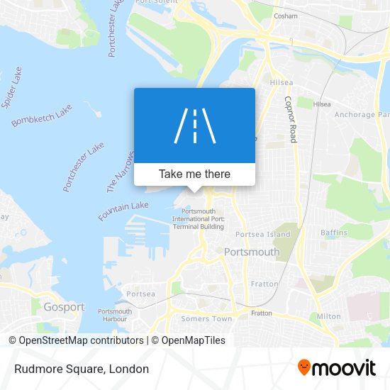 Rudmore Square map