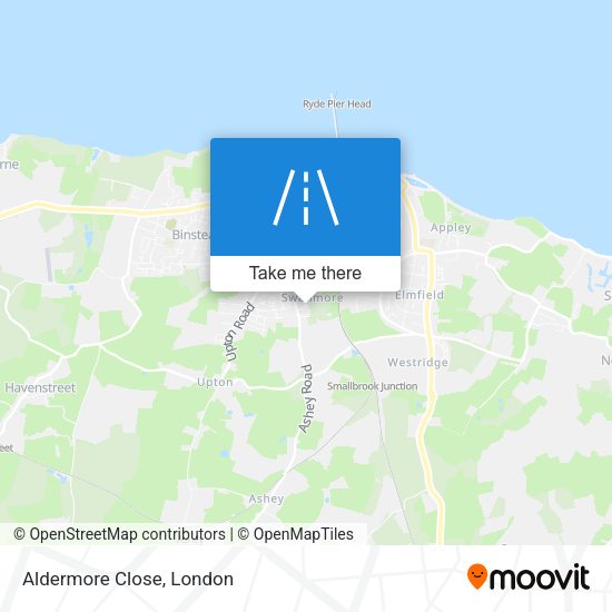 Aldermore Close map