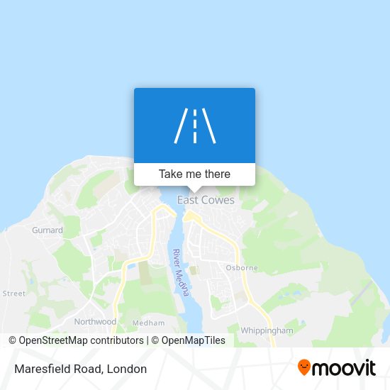 Maresfield Road map