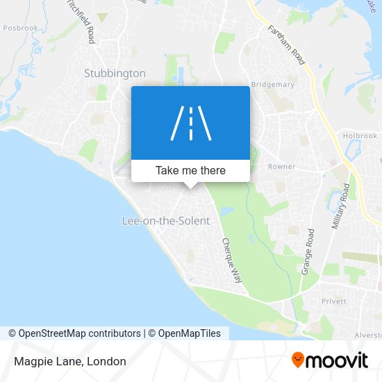 Magpie Lane map