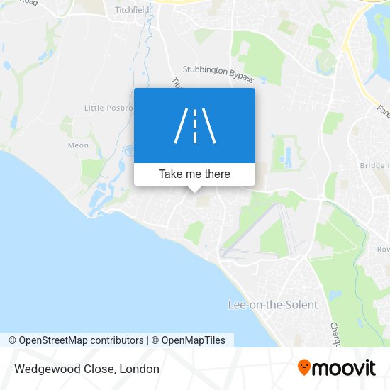 Wedgewood Close map