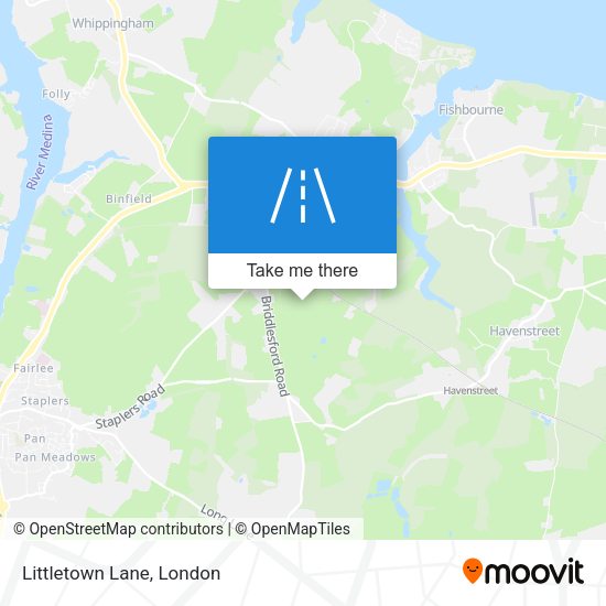Littletown Lane map