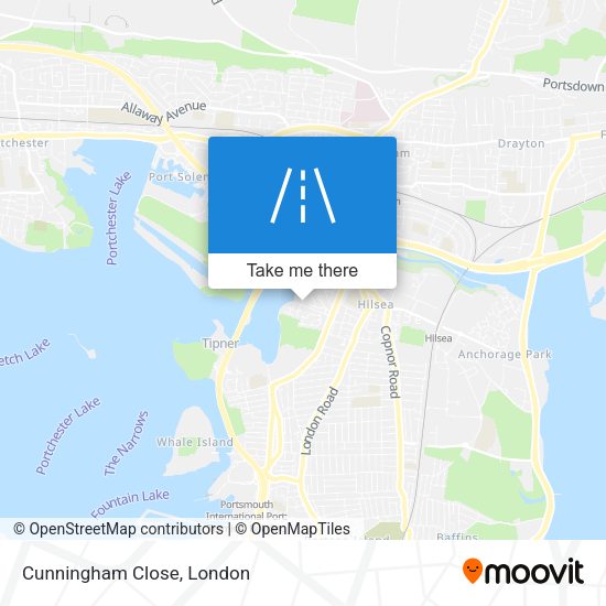 Cunningham Close map