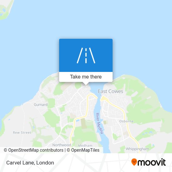 Carvel Lane map