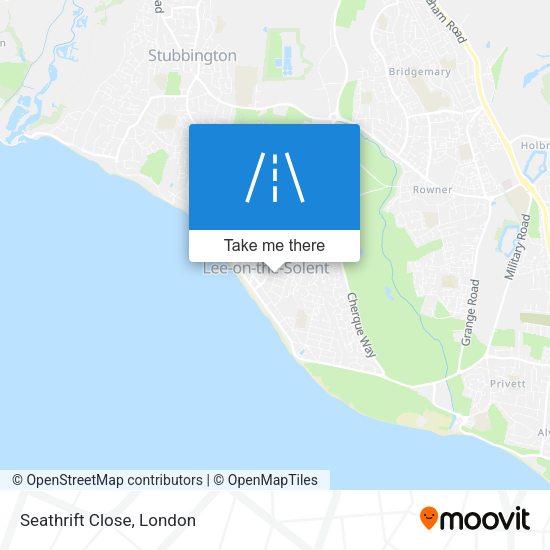 Seathrift Close map