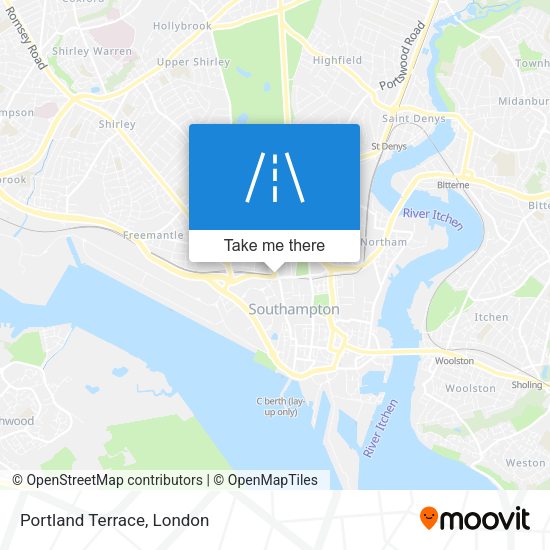 Portland Terrace map
