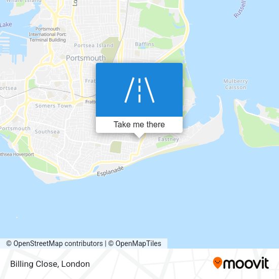 Billing Close map