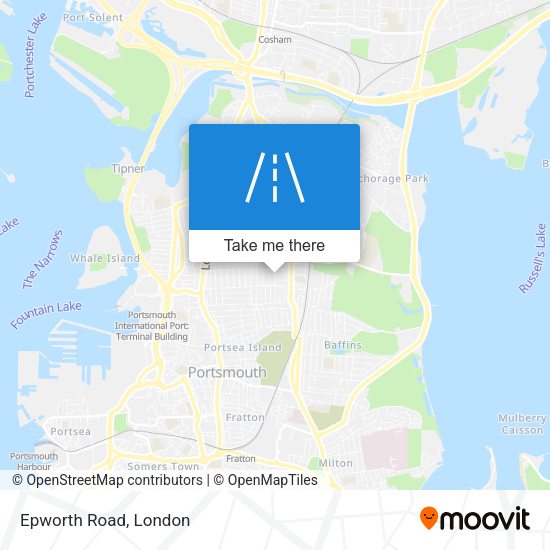 Epworth Road map