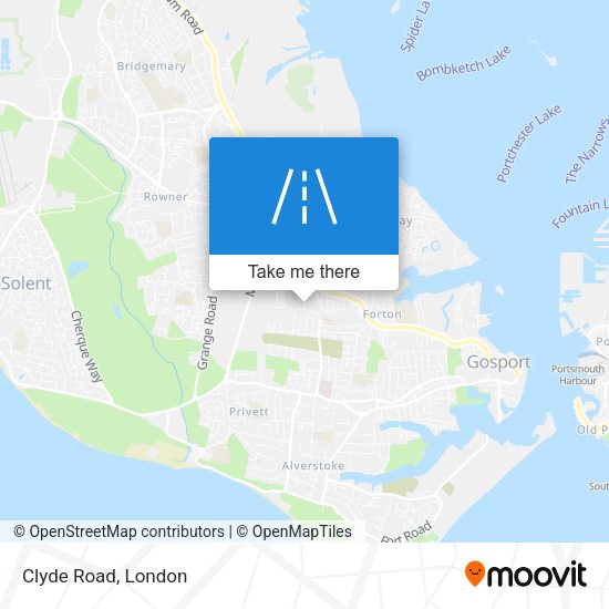 Clyde Road map