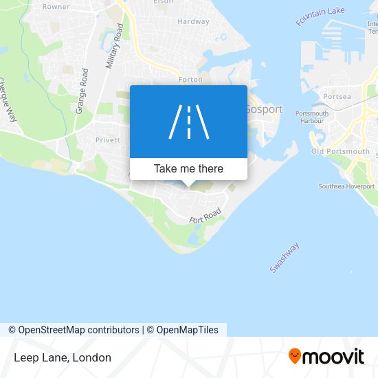 Leep Lane map