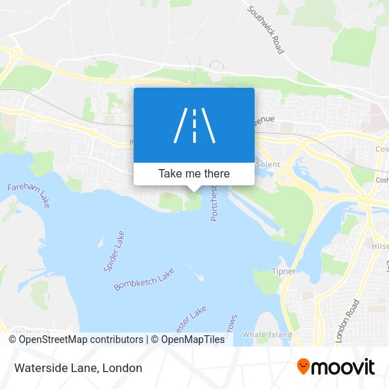 Waterside Lane map