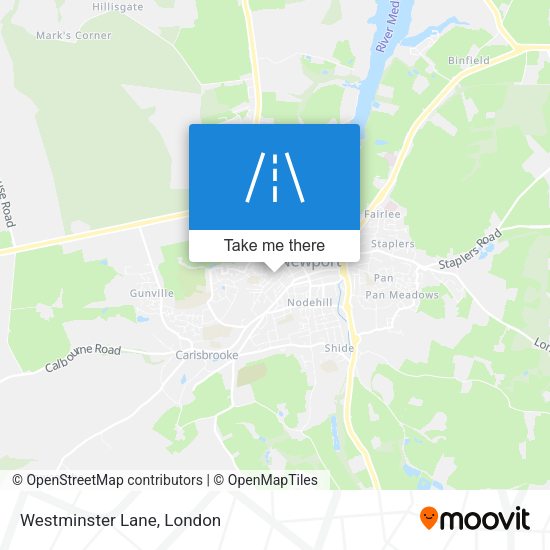 Westminster Lane map