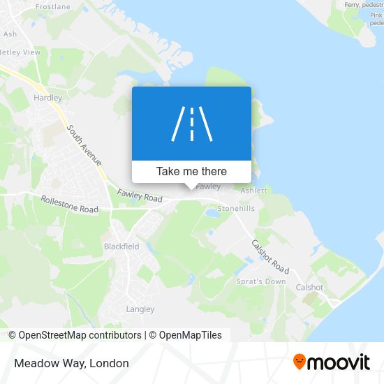 Meadow Way map