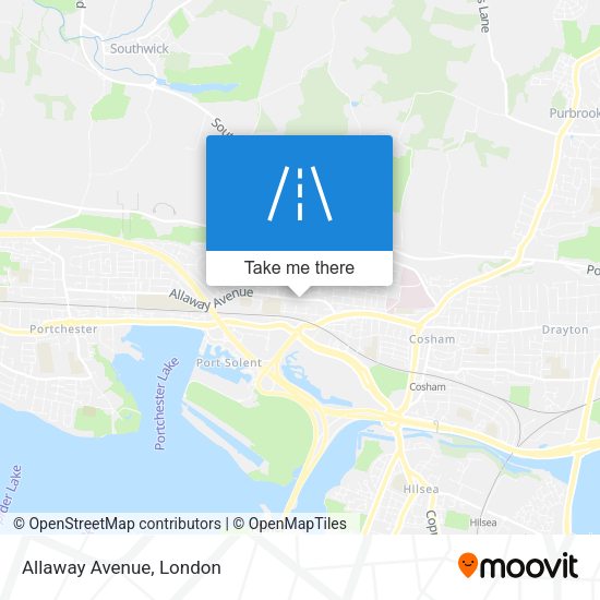 Allaway Avenue map