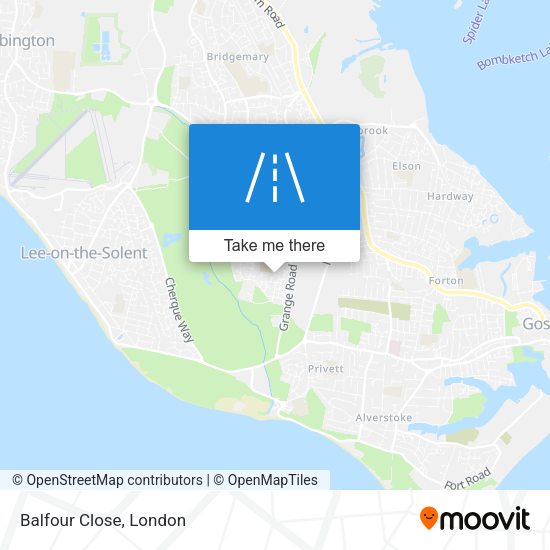 Balfour Close map