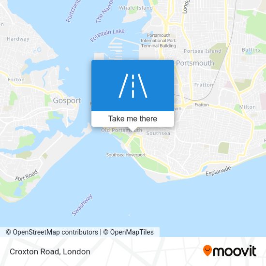 Croxton Road map