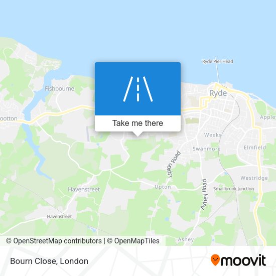 Bourn Close map