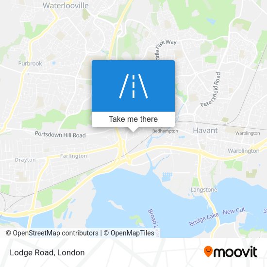 Lodge Road map