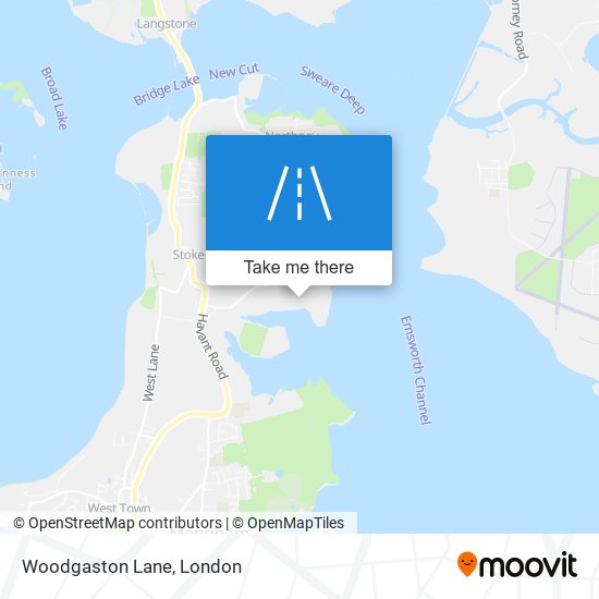 Woodgaston Lane map