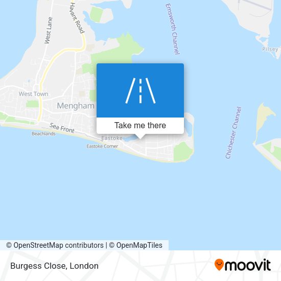 Burgess Close map