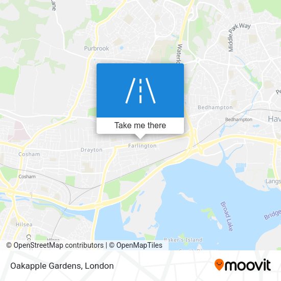 Oakapple Gardens map