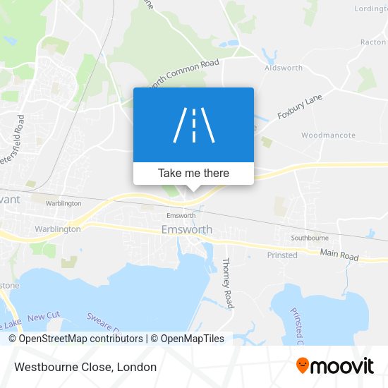 Westbourne Close map