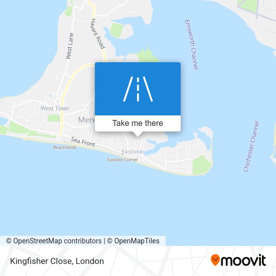 Kingfisher Close map