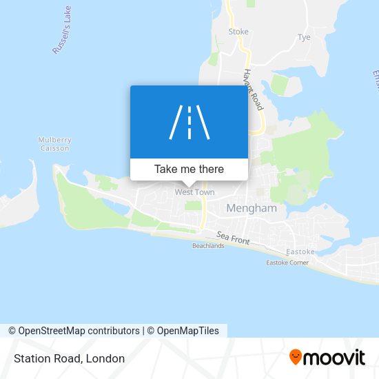 Station Road map