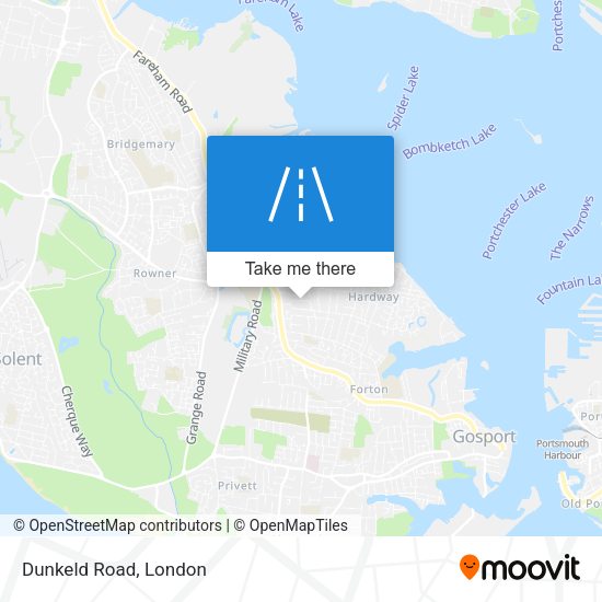 Dunkeld Road map