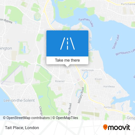 Tait Place map