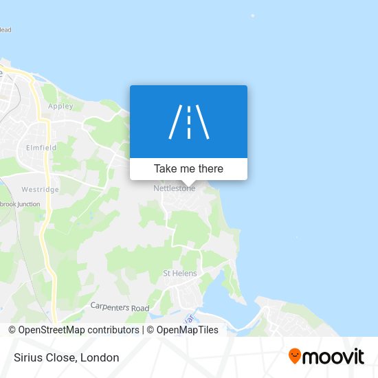 Sirius Close map