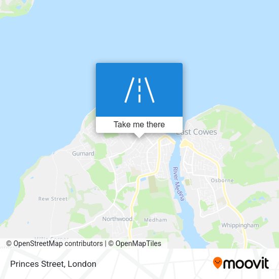 Princes Street map