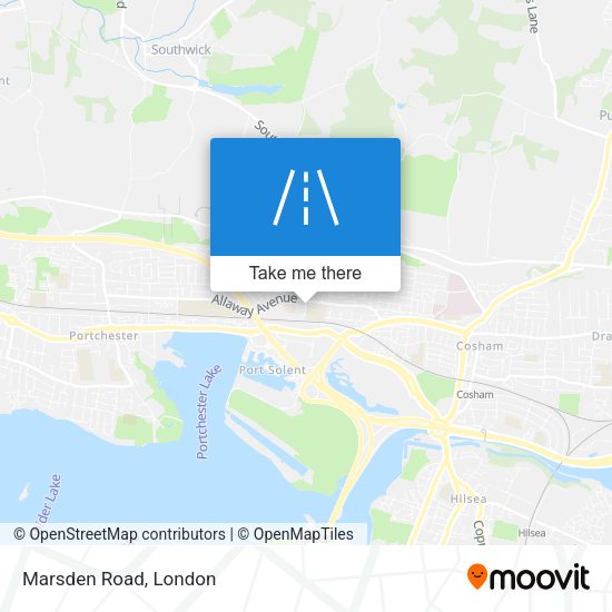 Marsden Road map