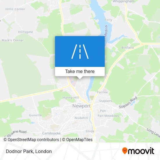 Dodnor Park map