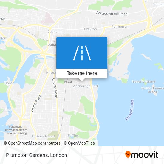 Plumpton Gardens map