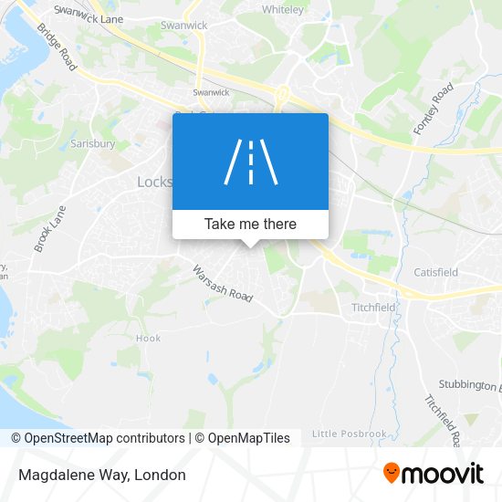Magdalene Way map