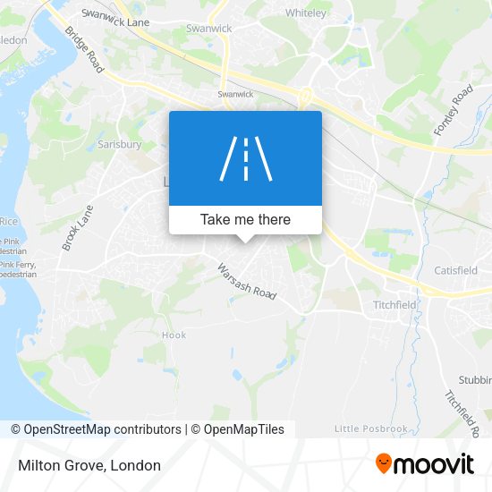 Milton Grove map