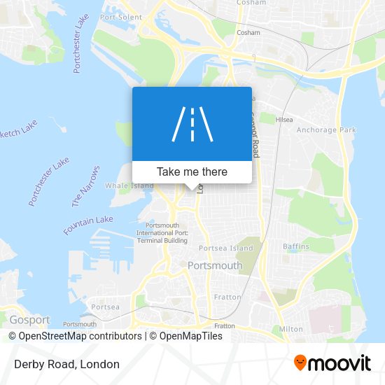 Derby Road map